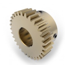 0.8 Mod Spur Gear,  30 T, 10mm Bore