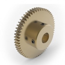 0.8 Mod Spur Gear,  60 T, 10mm Bore