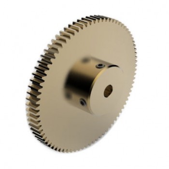 0.8 Mod Spur Gear,  80 T, 6mm Bore