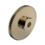 0.8 Mod Spur Gear,  80 T, 10mm Bore