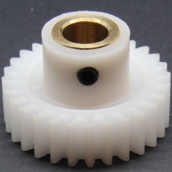 1.0 Mod Spur Gear,  28 T, 6mm Bore and Setscrew