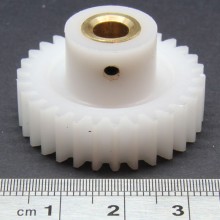 1.0 Mod Spur Gear,  30 T, 6mm Bore and Setscrew