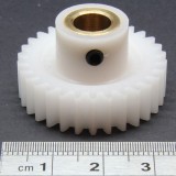 1.0 Mod Spur Gear,  30 T, 8mm Bore and Setscrew