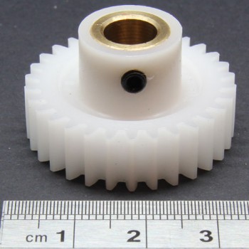 1.0 Mod Spur Gear,  30 T, 8mm Bore and Setscrew