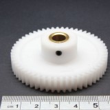 1.0 Mod Spur Gear,  55 T, 8mm Bore and Setscrew