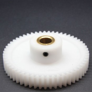 1.0 Mod Spur Gear,  55 T, 8mm Bore and Setscrew