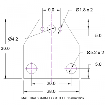 Plate for GMWS12 Motors