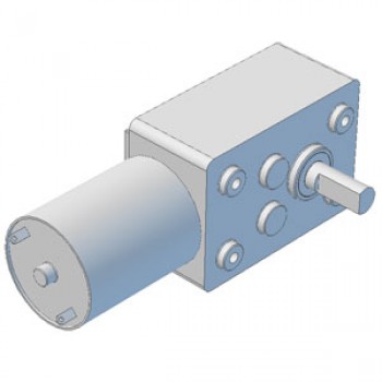 Worm Gearmotor, Ratio 330:1