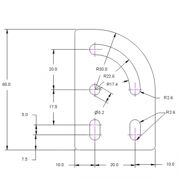 90 degree swivel plate