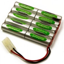 12V Rechargeable Battery Pack, Ni-MH, 2500mAh