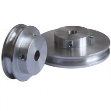 Grooved Pulley, 20mm dia, for 3mm Round Belt