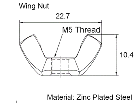 M5 Nut Dimensions