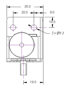 Worm Gearbox Gearmotor Stand Dimensions