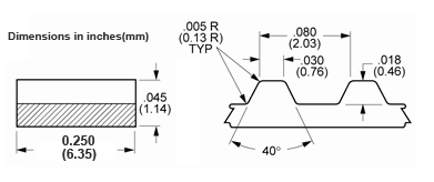 MXL Belt drawing